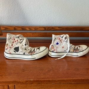 Converse Vegas Cards High Top Sneakers Men’s Size 4 Women’s Size 6